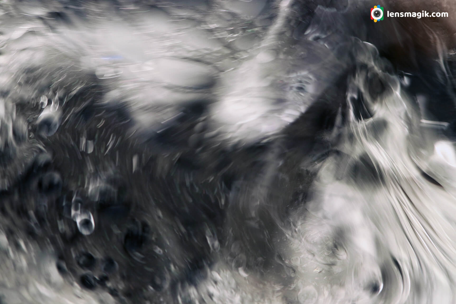 Running Water Abstract At home