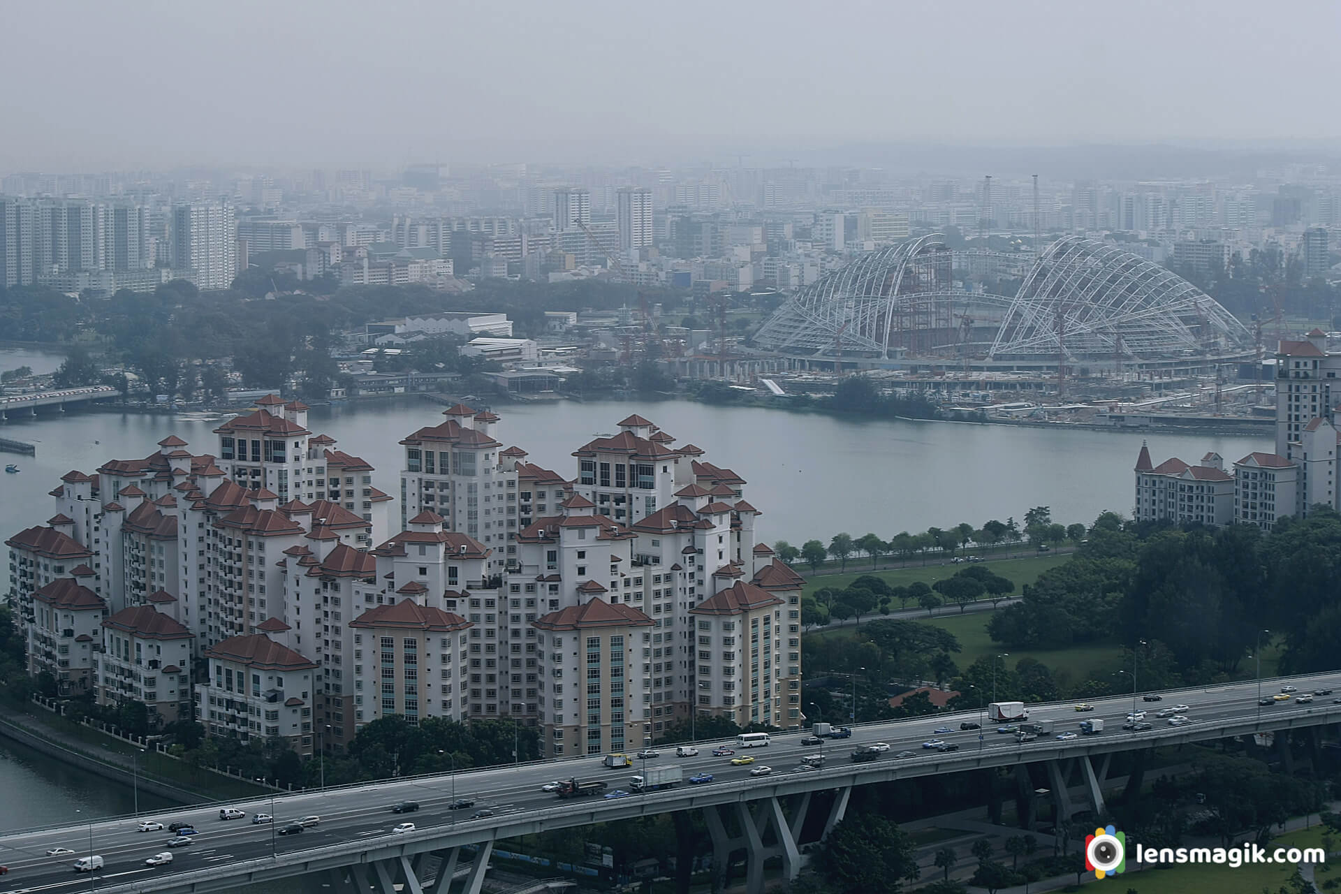 Singapore City Top View