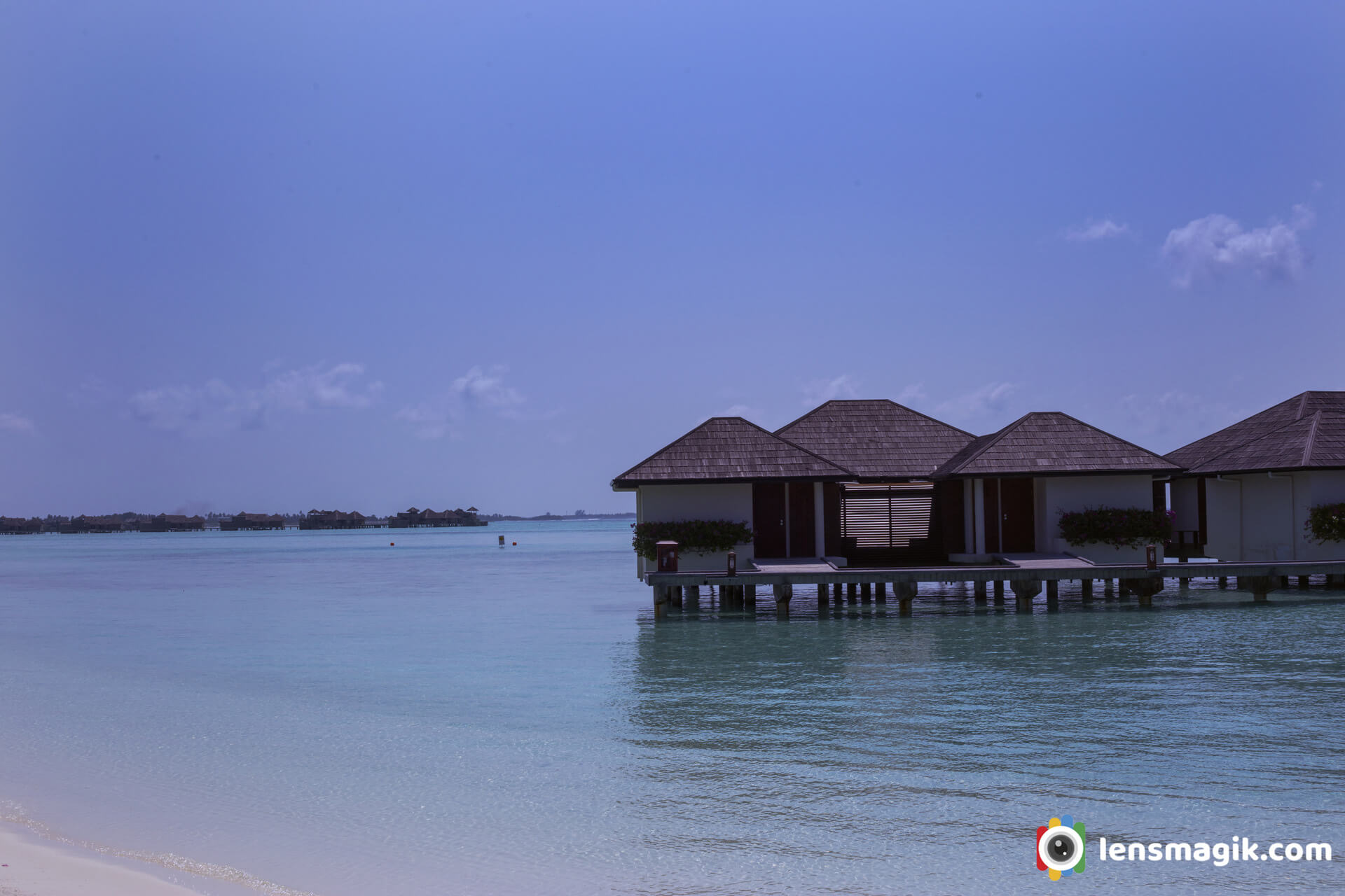 Maldives water villa