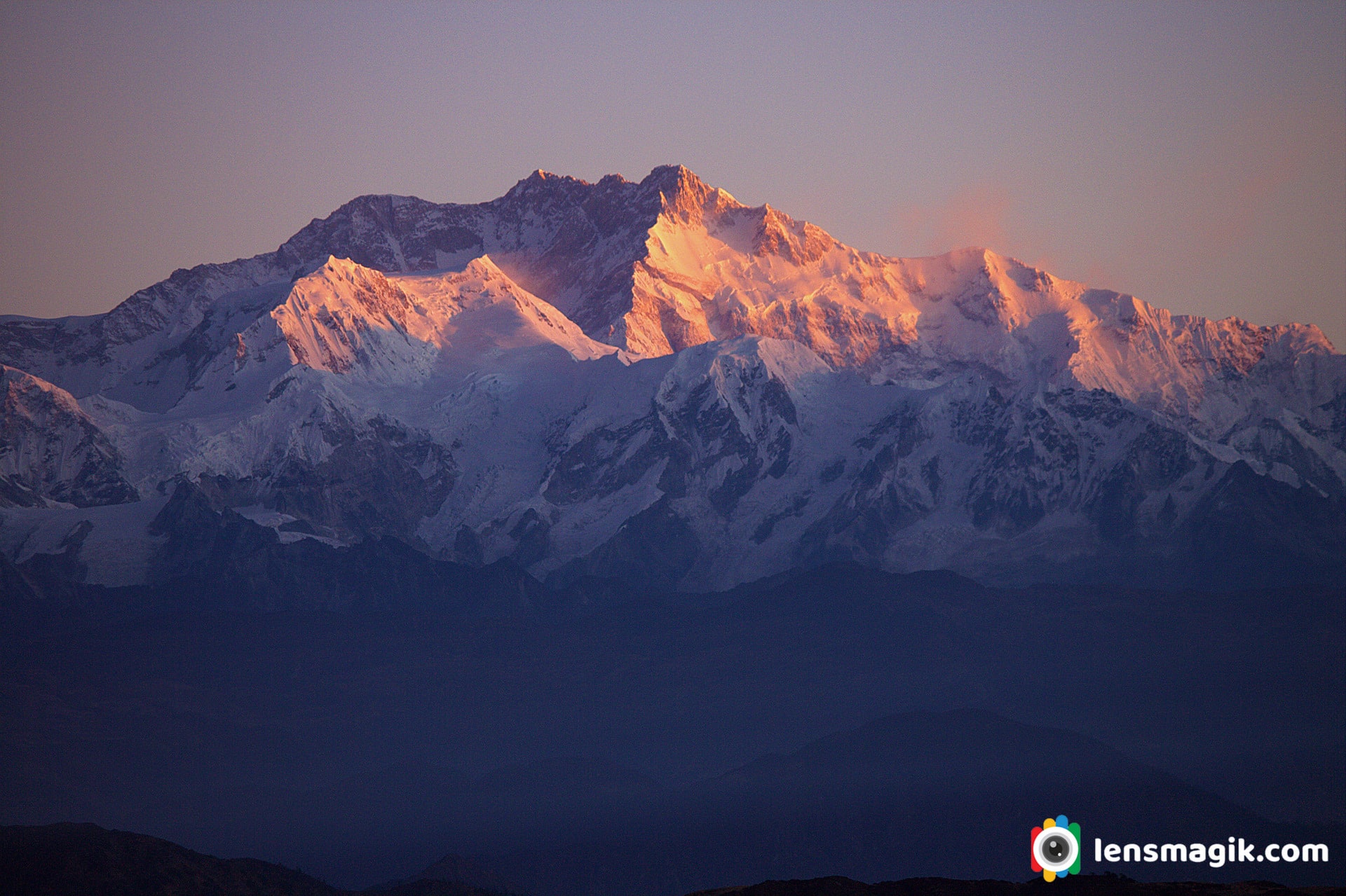 Kanchenjunga On Sunrise view