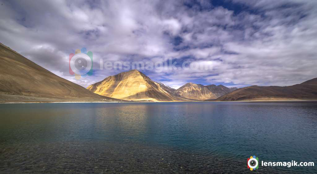 view of pangong lake