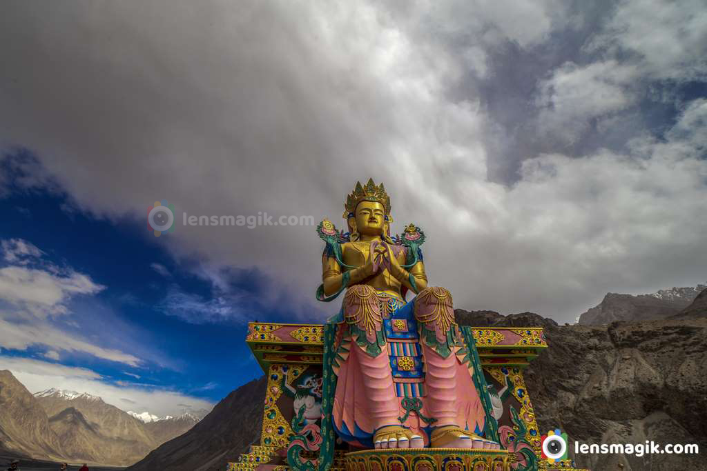 Large buddha statue India