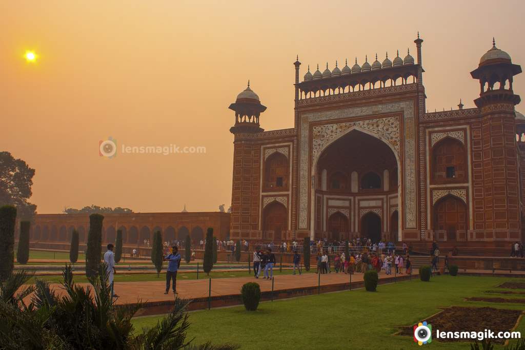 Taj Mahal At Night